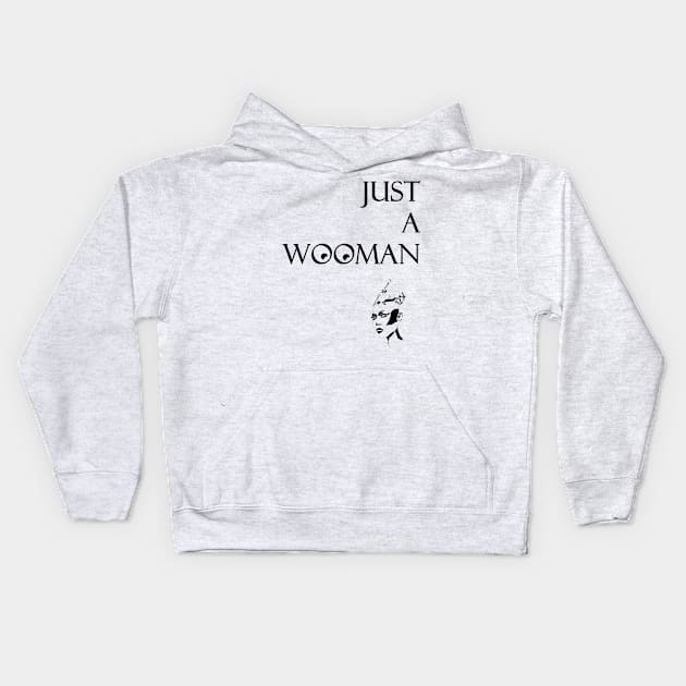 Just a proud woman Kids Hoodie by FranciscoCapelo